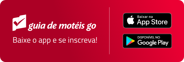 Guia de motéis go. Baixe o app e se inscreva! Baixar na App Store. Disponível no Google Play